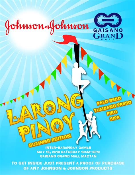 larong pinoy poster-making, 