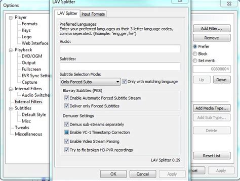 lav splitter source lav splitter, 配置全设备通用的 potplayer 和 lavfilters 满足基本 bdrip 回放需求. How to use lav filters on windows, and what they do