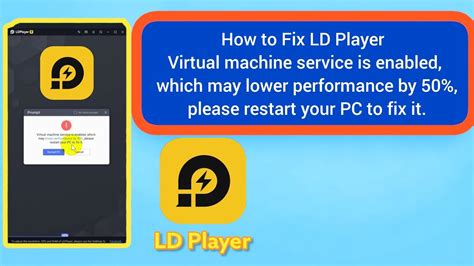 ldplayer virtual machine service is enabled, How to fix ldplayer 