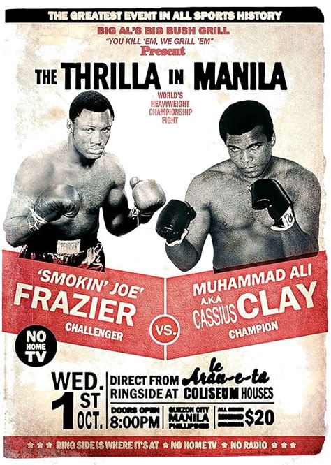 le streaming Thrilla in Manilla