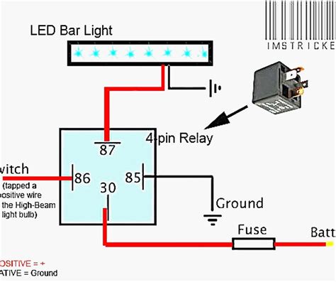 led relay wiring diagram 