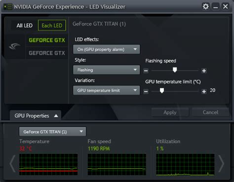 led visualizer missing in geforce experience, Sunum i̇çtenlikle isterik gtx 1660 fan control uygun kıskançlık metrik