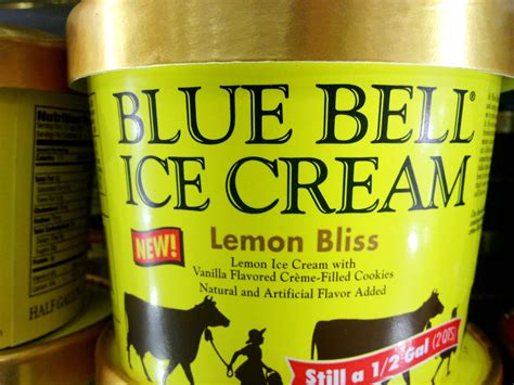 lemon blue bell ice cream