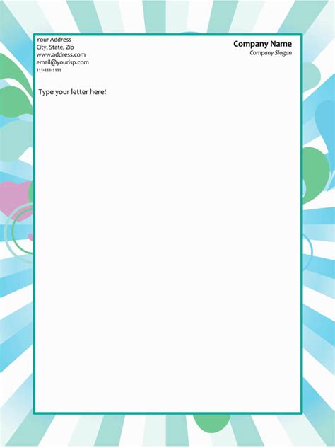 Letterhead Templates Word