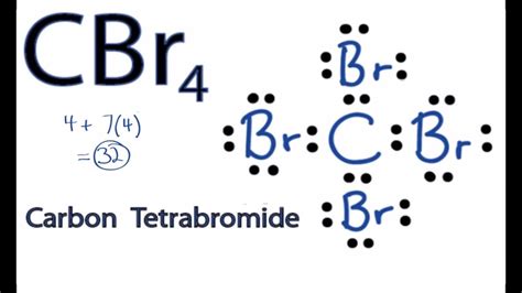 lewis diagram cbr4 