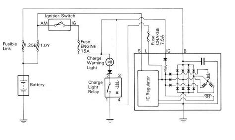 lexus alternator wiring diagram basic 
