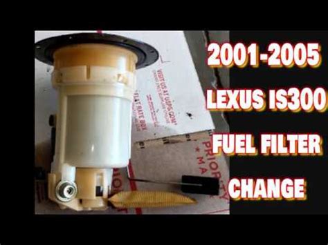 lexus is300 fuel filter 