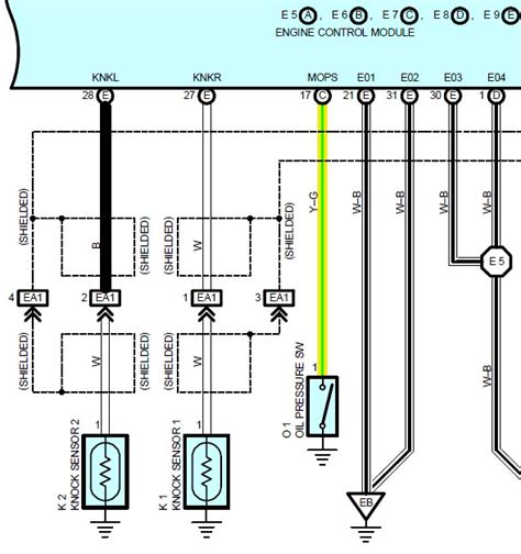 lexus rx300 knock sensor wiring diagram 