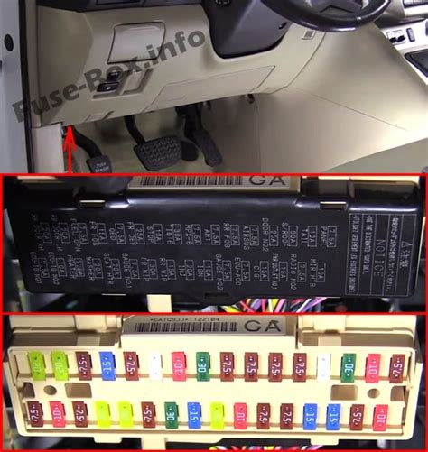 lexus rx330 fuse box location 