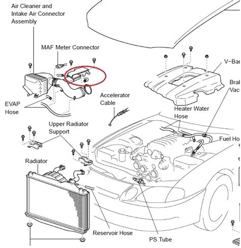 lexus sc400 engine diagram 