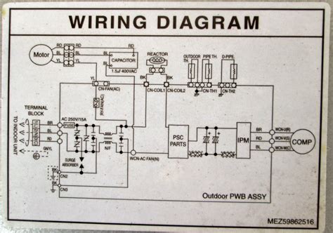 lg aircon wiring diagram 