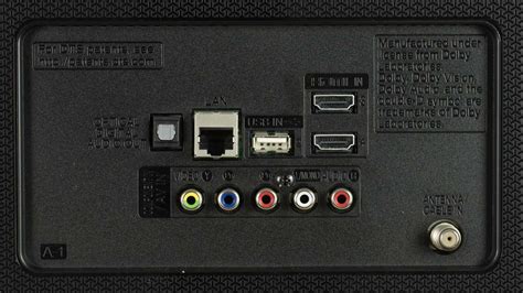 lg smart tv back panel, Exploring the back panel diagram of lg tvs