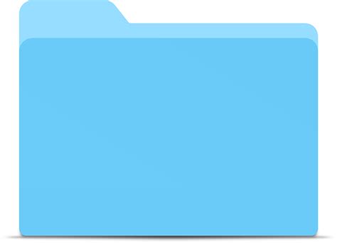 light blue folder icon png, Blue folder icon png