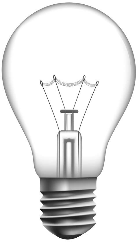 light bulb clip art gray background, Premium vector