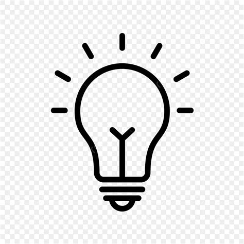 light bulb icon white background, Light bulb icon illustrated in vector on white background stock vector
