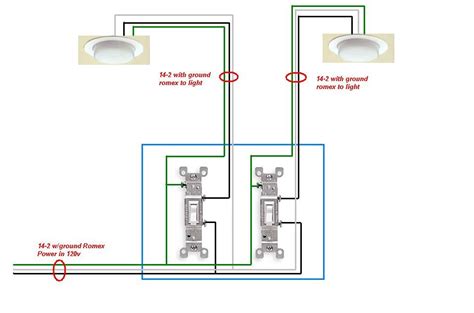 light switch 2 pole wiring diagram 
