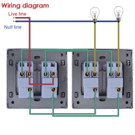 light switch wiring diagram 2 gang 