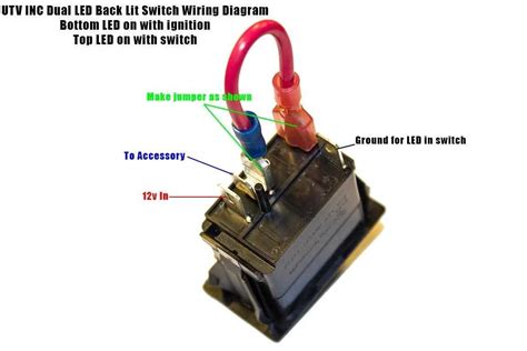 lighted rocker switch wiring 