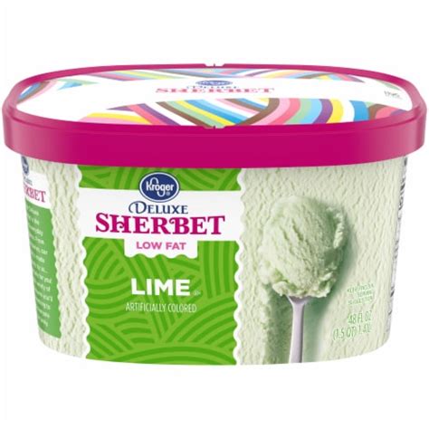 lime sherbet ice cream