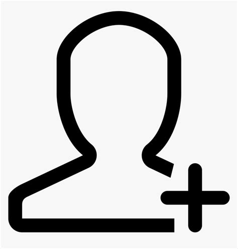 line add friend icon, Simple add friend thin line vector icon stock vector