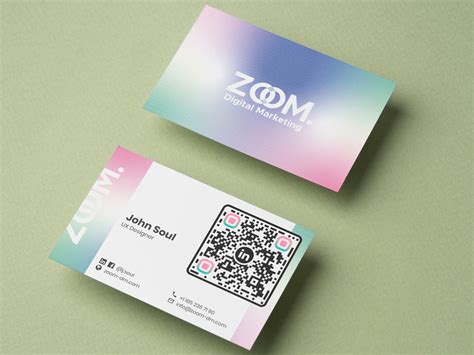 linkedin qr code on business card, Qr code business card template – cardtemplate.my.id