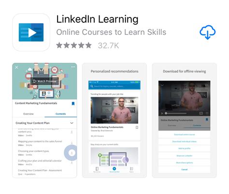 linkedin. learning mobile-app, Get started with the linkedin learning mobile app