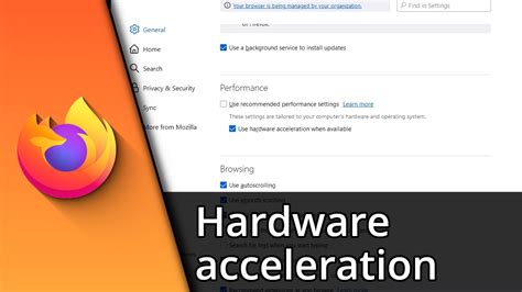linux firefox hardware acceleration, Mozilla firefox 97 fixes hardware video acceleration on linux. Acceleration firefox linuxconfig enabled