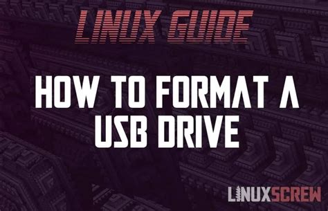 linux format usb drive command line, How to format usb drive in linux command line – tecadmin. How do you access a usb flash drive in ubuntu linux?