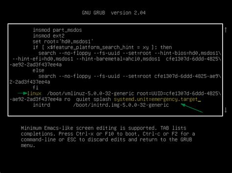 linux vm boot into emergency mode, Virtualbox fatal: int18: boot failure