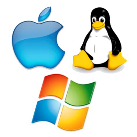 linux windows mac computer icon, Download free macos windows computer operating systems linux microsoft