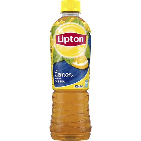 lipton ice tea with lemon