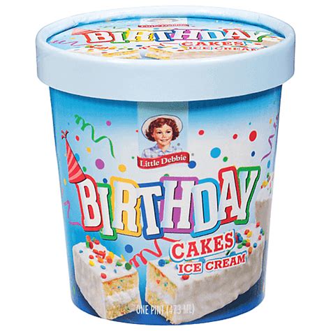 little debbie ice cream birthday cake