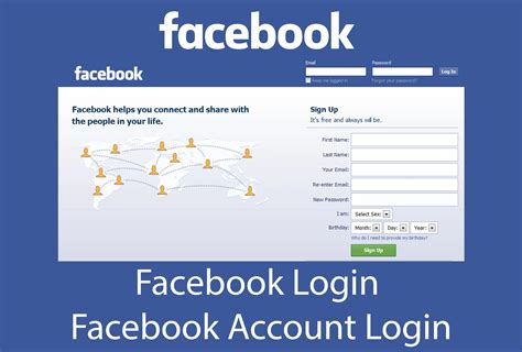 log into facebook facebook login