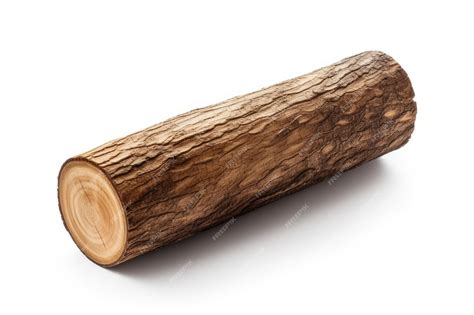 log with white background, Premium ai image