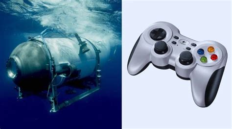 logitech controller in water, Así es el control logitech que se usaba en el submarino titán