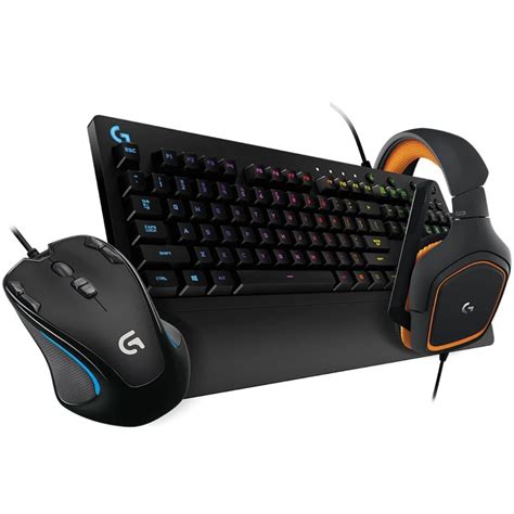 logitech keyboard and mouse and headset bundle, Logitech bundle
