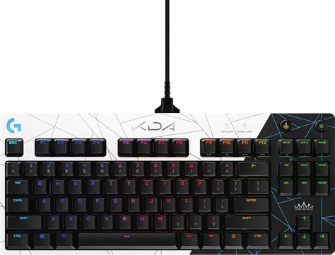 logitech keyboard gaming mechanical k, Logitech g pro k/da lol mechanical gaming keyboard, tenkeyless design