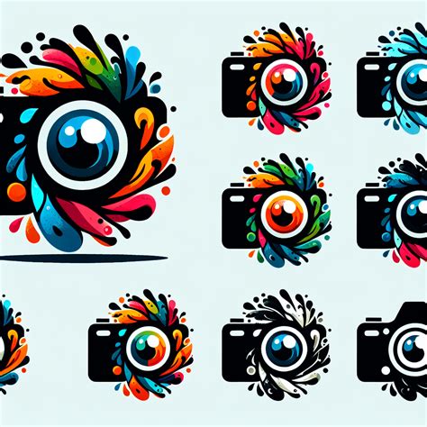 logo ideas for camera app, Camera company logo app icon and splash page design creative business
