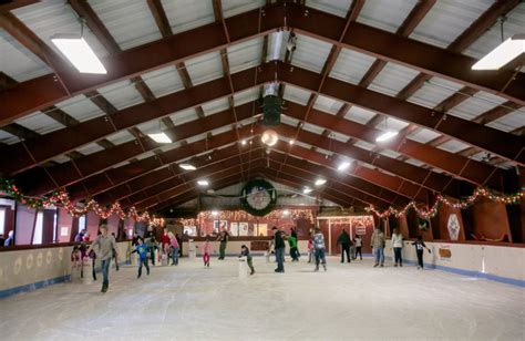 long barn ice skating rink