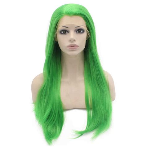 long green hair wig