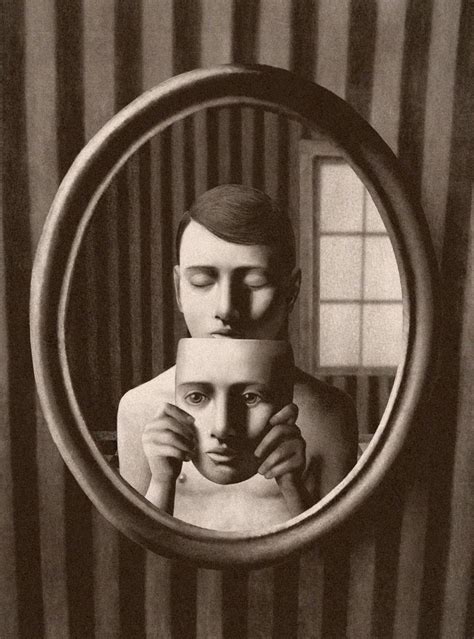 looking at self in mirror