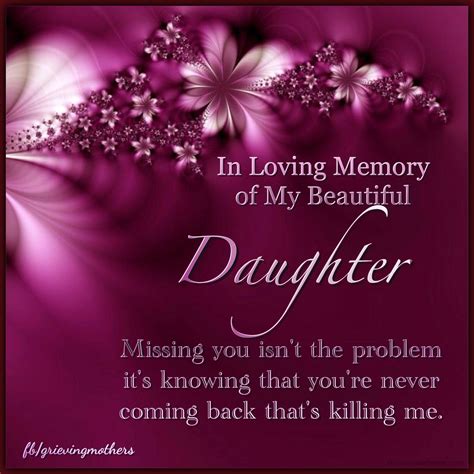 loss of daughter