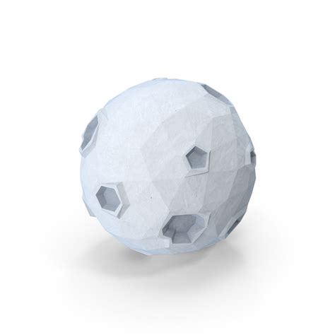 low poly moon png, Moon transparent png