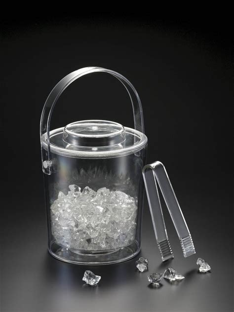 lucite ice bucket