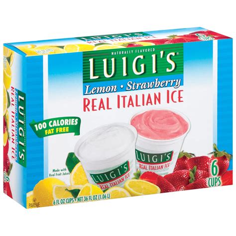 luigi italian ice calories