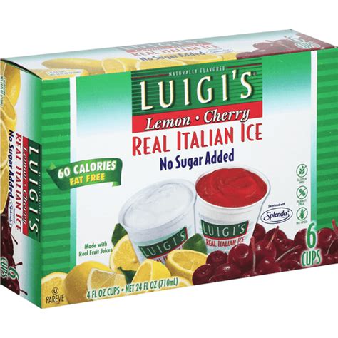 luigis italian ice sugar free