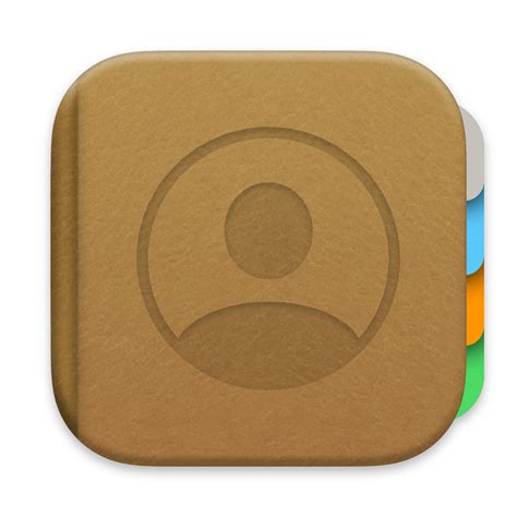 macos contacts icon, Contacts macos. Free macos contacts 3d illustration download in png, obj or blend format
