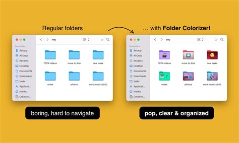 macos folder image colour, How to change macos finder's background colors