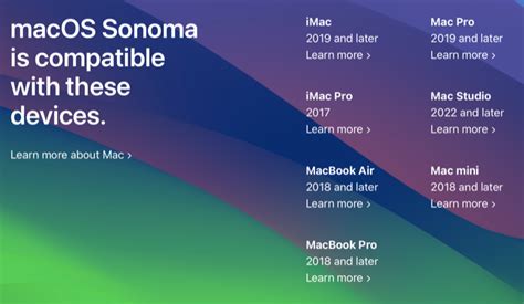 macos sonoma compatible drivers, Macos 14 sonoma: everything we know so far. Macos sonoma drops support for another wide swath of intel macs
