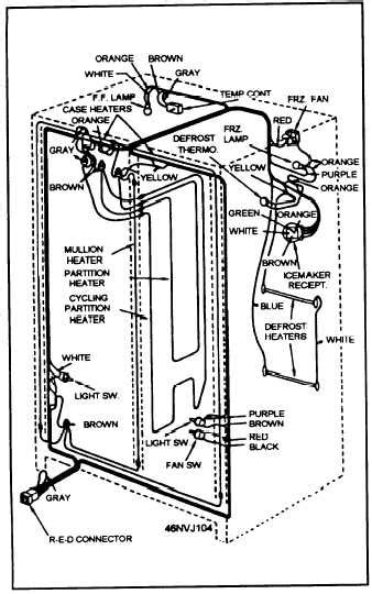 magic chef fridge wiring diagram 